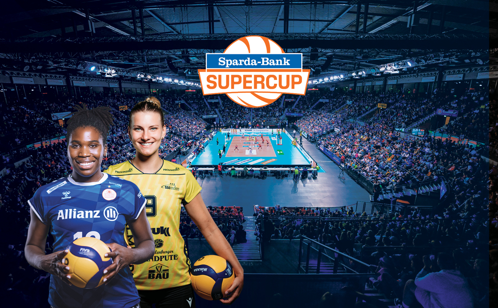 Das Duell des Jahres - der Sparda-Bank Supercup: Stuttgart vs. Schwerin