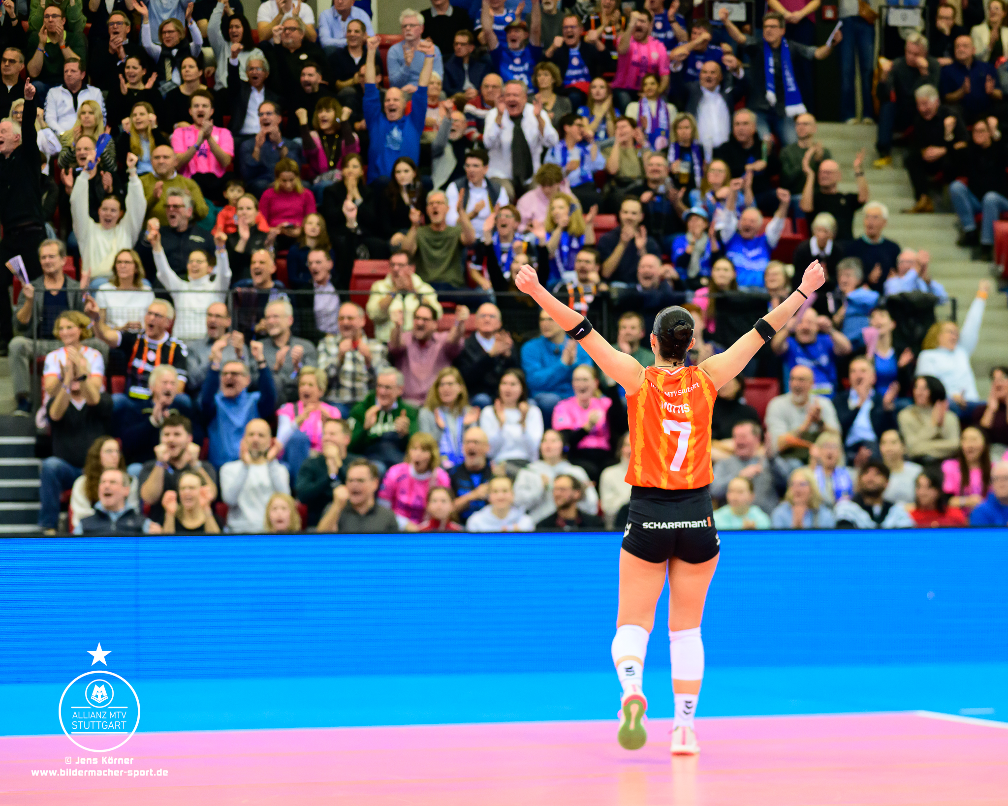 Überragende Leistung - wie das gesamte Team - Libera und MVP Fabiana Mottis - Foto: Jens Körner Bildermacher Sport