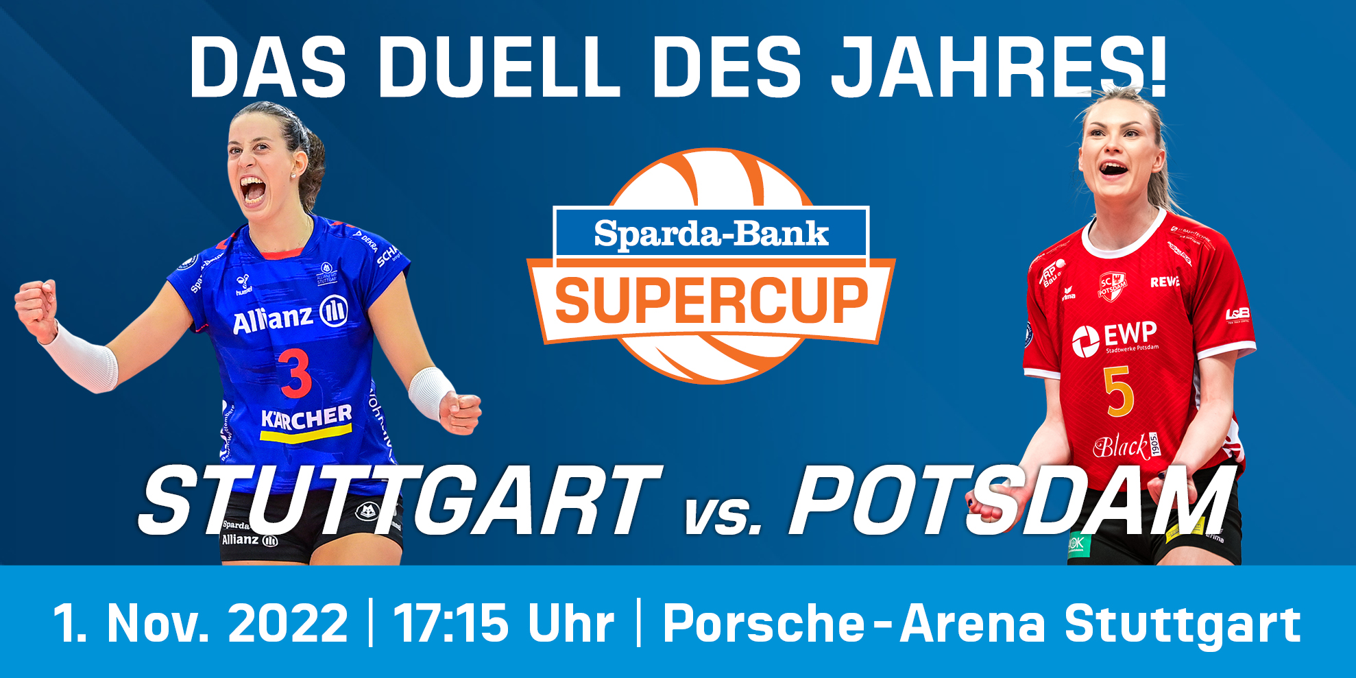 Das Duell des Jahres: der Sparda Bank-Supercup!